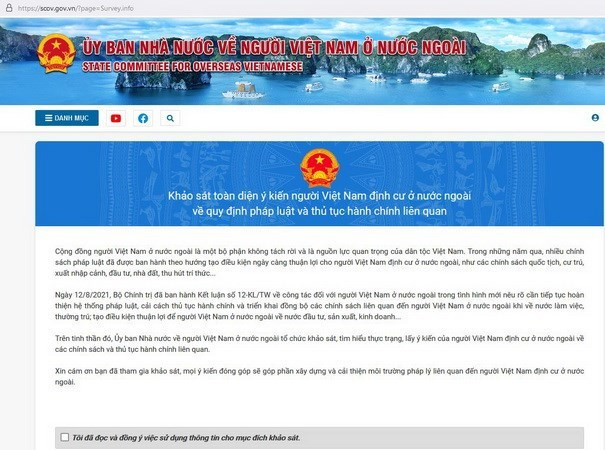 Intensifican conexión entre vietnamitas residentes en el extranjero y país de origen ảnh 1 Intensifican conexión entre vietnamitas residentes en el extranjero y país de origen ảnh 1