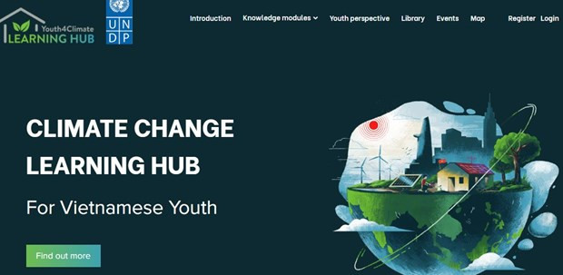 Lanzan portal sobre cambio climático para jóvenes vietnamitas ảnh 1 Lanzan portal sobre cambio climático para jóvenes vietnamitas ảnh 1