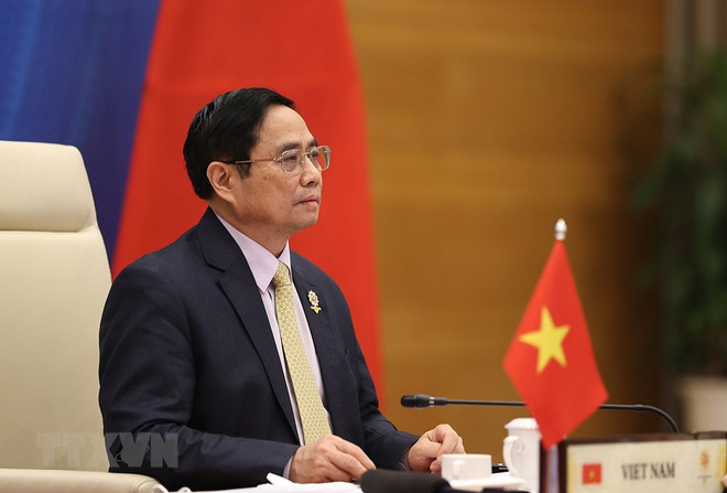 Primer ministro de Vietnam participa en la Cumbre ASEAN-China ảnh 1