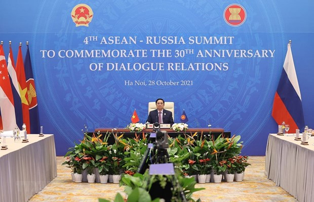 Vietnam participa en IV Cumbre ASEAN-Rusia por 30 aniversario de nexos bilaterales ảnh 1 Vietnam participa en IV Cumbre ASEAN-Rusia por 30 aniversario de nexos bilaterales ảnh 1
