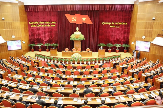 Comunicado de prensa de la sesión de clausura del XIII Pleno del Comité Central del PCV ảnh 1 Comunicado de prensa de la sesión de clausura del XIII Pleno del Comité Central del PCV ảnh 1