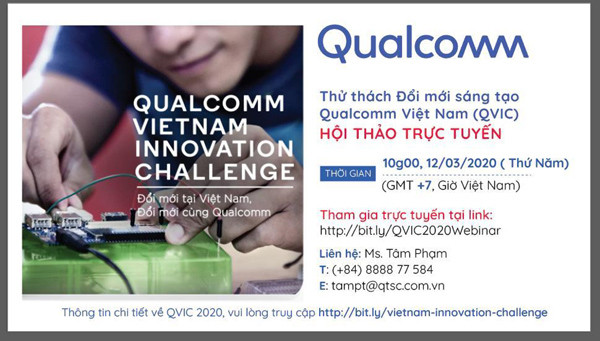 Qualcomm lanza concurso para startup de tecnología en Vietnam ảnh 1 Qualcomm lanza concurso para startup de tecnología en Vietnam ảnh 1