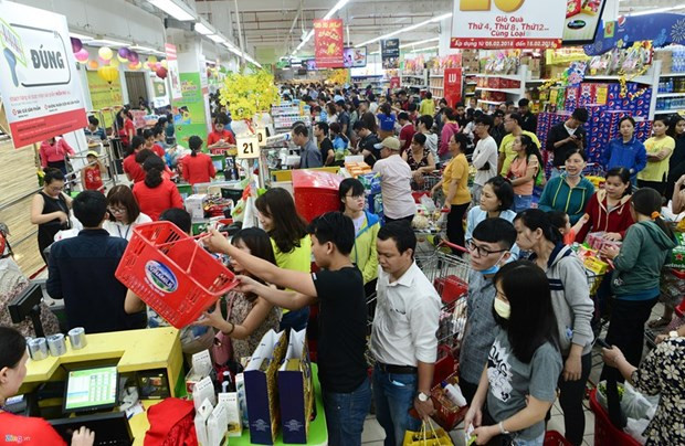 Ventas aumentan en supermercados pero cayen en "mercados mojados" en Vietnam ảnh 1 Ventas aumentan en supermercados pero cayen en "mercados mojados" en Vietnam ảnh 1