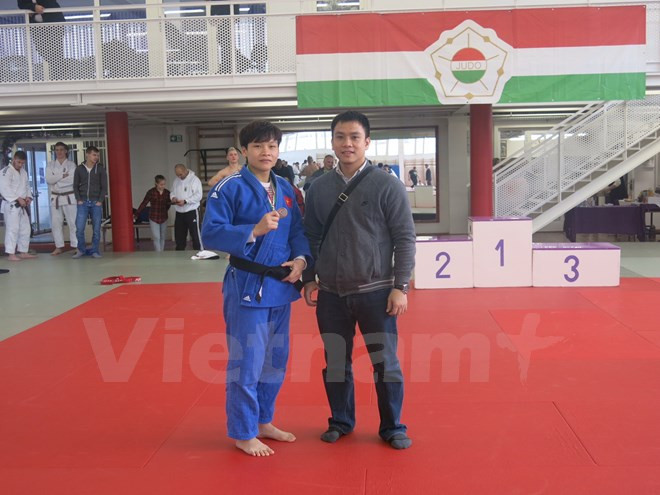 Bronce para atleta vietnamita en Copa de Judo de Hungría ảnh 1 Bronce para atleta vietnamita en Copa de Judo de Hungría ảnh 1