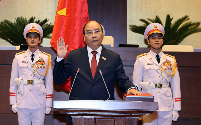 Nguyen Xuan Phuc jura su cargo como Presidente de Vietnam ảnh 1 Nguyen Xuan Phuc jura su cargo como Presidente de Vietnam ảnh 1