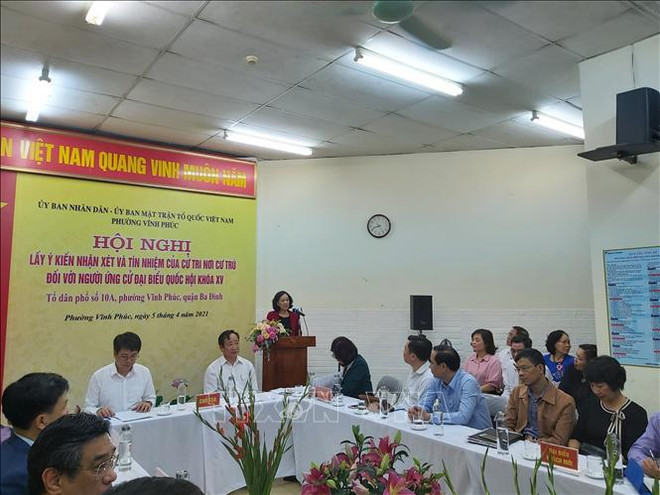 Presidente electo de Vietnam alcanza respaldo unánime como candidato a la Asamblea Nacional de XV legislatura ảnh 2 Presidente electo de Vietnam alcanza respaldo unánime como candidato a la Asamblea Nacional de XV legislatura ảnh 2