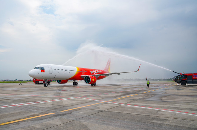 Vietjet da bienvenida al avión número 101 ảnh 1 Vietjet da bienvenida al avión número 101 ảnh 1