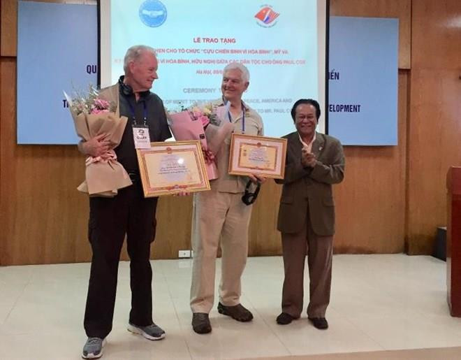 Reconocen en Vietnam la contribución de veteranos estadounidenses a reparación de secuelas de guerra ảnh 1 Reconocen en Vietnam la contribución de veteranos estadounidenses a reparación de secuelas de guerra ảnh 1