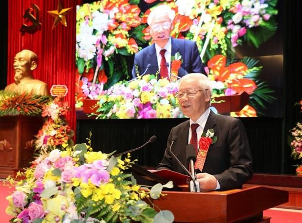 Máximo dirigente de Vietnam pide a la Academia Política elaborar estrategia del desarrollo ảnh 1 Máximo dirigente de Vietnam pide a la Academia Política elaborar estrategia del desarrollo ảnh 1