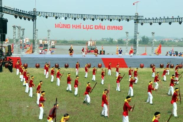 Nutrida participación en fiesta otoñal Con Son- Kiep Bac en Vietnam ảnh 1