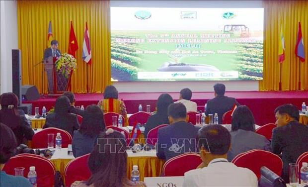 Países de subregión del Mekong comparten experiencias en desarrollo agrícola ảnh 1 Países de subregión del Mekong comparten experiencias en desarrollo agrícola ảnh 1