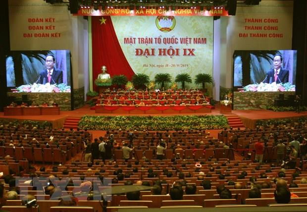 Inauguran Congreso Nacional del Frente de la Patria de Vietnam del VIII mandato ảnh 1