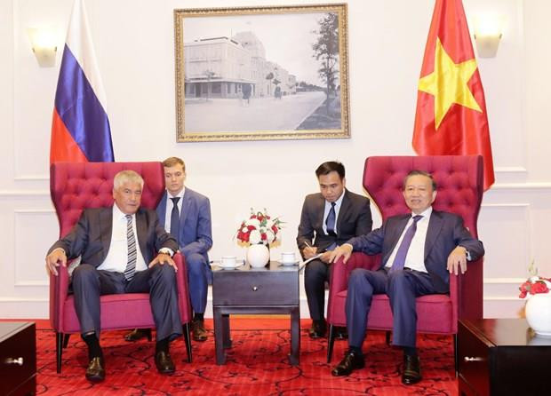 Vietnam y Rusia promueven colaboración en seguridad ảnh 1 Vietnam y Rusia promueven colaboración en seguridad ảnh 1
