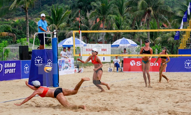 China se corona en Torneo femenino de Voleibol de playa Tuan Chau-Quang Ninh 2017 ảnh 1