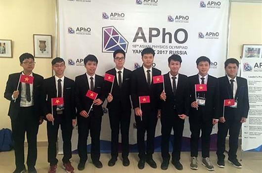 Vietnam gana medalla de oro en Olimpiada de Física de Asia ảnh 1 Vietnam gana medalla de oro en Olimpiada de Física de Asia ảnh 1