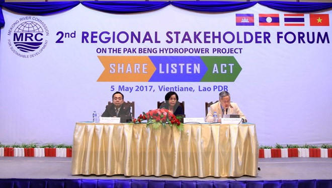 Inician foro consultivo regional sobre proyecto de hidroeléctrica en río Mekong ảnh 1 Inician foro consultivo regional sobre proyecto de hidroeléctrica en río Mekong ảnh 1