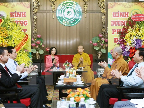 Felicitan a comunidad budista en celebración de Vesak 2017 ảnh 1 Felicitan a comunidad budista en celebración de Vesak 2017 ảnh 1