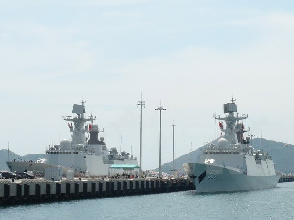 Flotilla de la Armada de China visita puerto marítimo de Ho Chi Minh ảnh 1 Flotilla de la Armada de China visita puerto marítimo de Ho Chi Minh ảnh 1