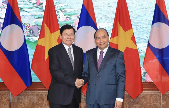 Premier de Laos visita Vietnam y copresidirá reunión del Comité intergubernamental ảnh 1 Premier de Laos visita Vietnam y copresidirá reunión del Comité intergubernamental ảnh 1