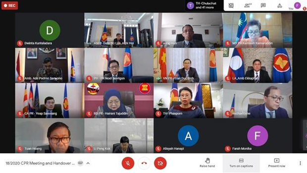 ASEAN 2020: Vietnam transfiere la presidencia de Comité de Representanes Permanentes a Brunei ảnh 1 ASEAN 2020: Vietnam transfiere la presidencia de Comité de Representanes Permanentes a Brunei ảnh 1