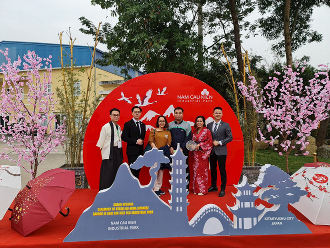 Inauguran jardín japonés en provincia norvietnamita de Hai Phong ảnh 1 Inauguran jardín japonés en provincia norvietnamita de Hai Phong ảnh 1