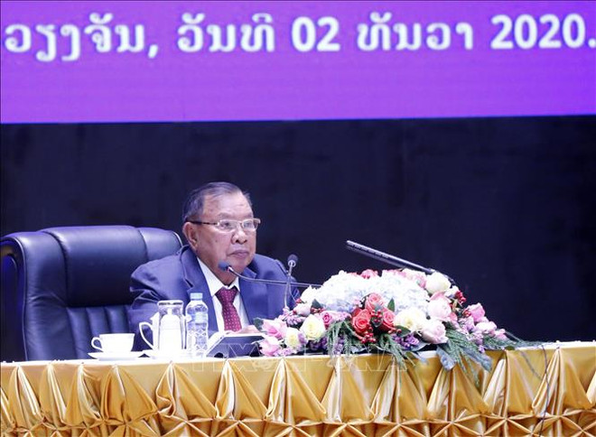 Laos celebra gran ceremonia por el aniversario 45 del Día Nacional ảnh 1 Laos celebra gran ceremonia por el aniversario 45 del Día Nacional ảnh 1
