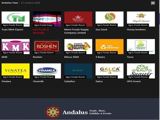 Empresas vietnamitas participan en feria virtual de industria alimentaria y agrícola en Argelia ảnh 1 Empresas vietnamitas participan en feria virtual de industria alimentaria y agrícola en Argelia ảnh 1