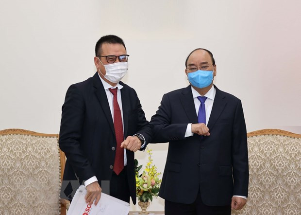 Recibe premier de Vietnam a dirigente de grupo tailandés SCG ảnh 1 Recibe premier de Vietnam a dirigente de grupo tailandés SCG ảnh 1