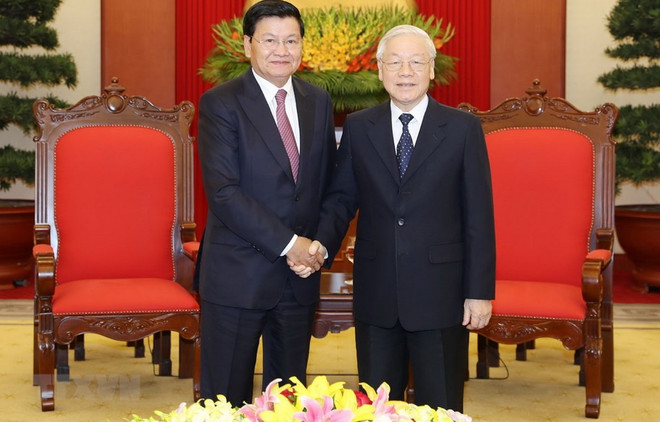 Fortalecerá visita a Laos de máximo dirigente de Vietnam relaciones bilaterales ảnh 1 Fortalecerá visita a Laos de máximo dirigente de Vietnam relaciones bilaterales ảnh 1