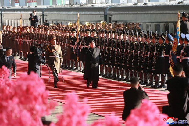 Resalta prensa norcoreana visita de Kim Jong-un a Vietnam para Cumbre EE.UU.-RPDC ảnh 1 Resalta prensa norcoreana visita de Kim Jong-un a Vietnam para Cumbre EE.UU.-RPDC ảnh 1