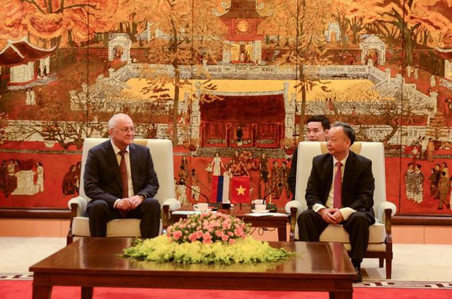 Reciben autoridades de Hanoi a vicepresidente de la Dirección Anticorrupción de Rusia ảnh 1 Reciben autoridades de Hanoi a vicepresidente de la Dirección Anticorrupción de Rusia ảnh 1