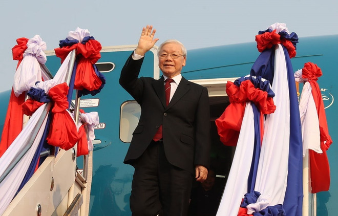 Destaca prensa tailandesa gira del máximo dirigente vietnamita por Laos y Camboya ảnh 1 Destaca prensa tailandesa gira del máximo dirigente vietnamita por Laos y Camboya ảnh 1