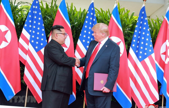 Presidente norteamericano Trump augura “brillante potencial” para Corea del Norte ảnh 1 Presidente norteamericano Trump augura “brillante potencial” para Corea del Norte ảnh 1