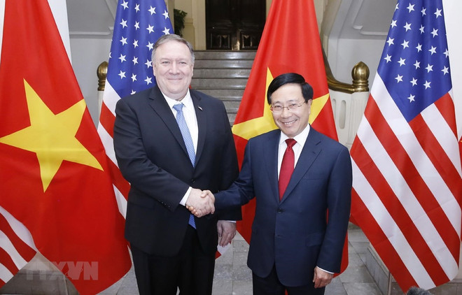 Estados Unidos atesora asociación integral con Vietnam, afirma Mike Pompeo ảnh 1 Estados Unidos atesora asociación integral con Vietnam, afirma Mike Pompeo ảnh 1