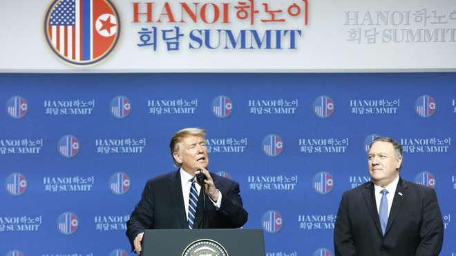 Finaliza Trump conferencia de prensa sobre Cumbre EE.UU.-RPDC en Hanoi ảnh 1 Finaliza Trump conferencia de prensa sobre Cumbre EE.UU.-RPDC en Hanoi ảnh 1