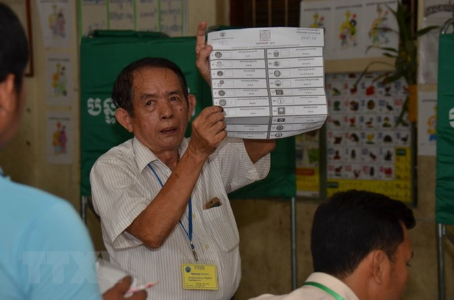 Participación electoral en Camboya alcanza el 80,49 por ciento ảnh 1 Participación electoral en Camboya alcanza el 80,49 por ciento ảnh 1