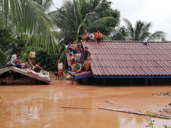 Gobierno de Laos advierte de información y fotos falsas sobre colapso de presa hidroeléctrica ảnh 1 Gobierno de Laos advierte de información y fotos falsas sobre colapso de presa hidroeléctrica ảnh 1