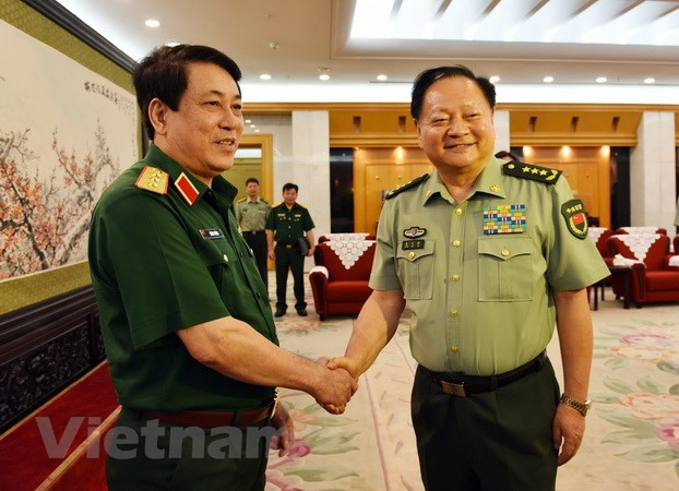 Dirigentes de Vietnam y China respaldan cooperación en defensa ảnh 1 Dirigentes de Vietnam y China respaldan cooperación en defensa ảnh 1