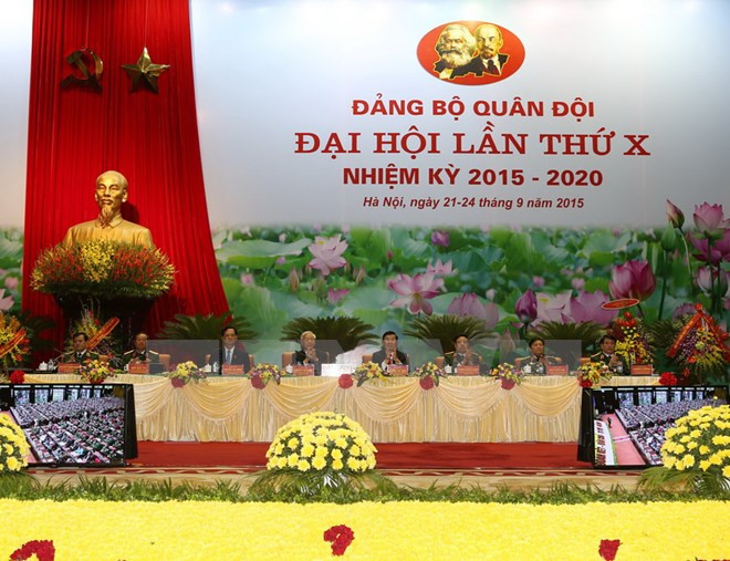 Inauguran asamblea partidista del Ejército vietnamita ảnh 1 Inauguran asamblea partidista del Ejército vietnamita ảnh 1