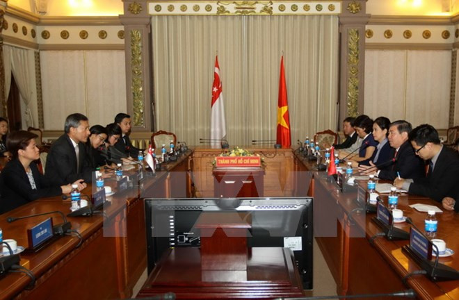 Ciudad Ho Chi Minh y Singapur acuerdan impulsar relaciones multifacéticas ảnh 1 Ciudad Ho Chi Minh y Singapur acuerdan impulsar relaciones multifacéticas ảnh 1