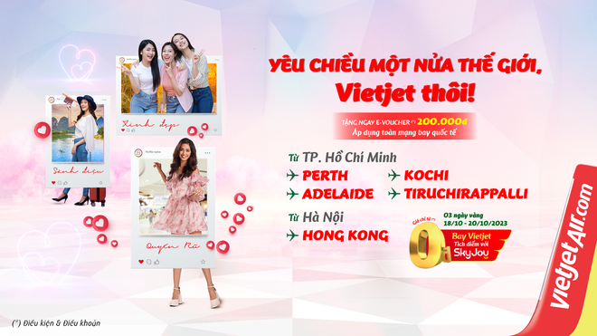 Ofrece Vietjet boletos de cero dong por Día de la Mujer Vietnamita ảnh 1 Ofrece Vietjet boletos de cero dong por Día de la Mujer Vietnamita ảnh 1