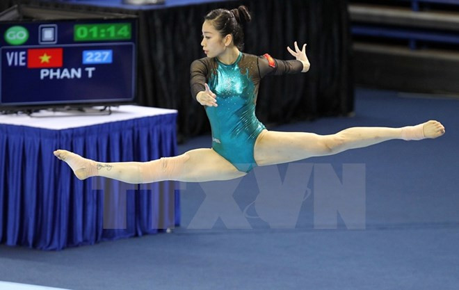 Gimnasta vietnamita gana oro en torneo Abierto de Singapur ảnh 1 Gimnasta vietnamita gana oro en torneo Abierto de Singapur ảnh 1