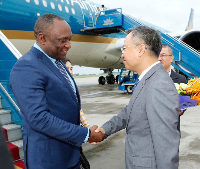 Presidente del Senado de Haití inicia visita oficial a Vietnam ảnh 1 Presidente del Senado de Haití inicia visita oficial a Vietnam ảnh 1