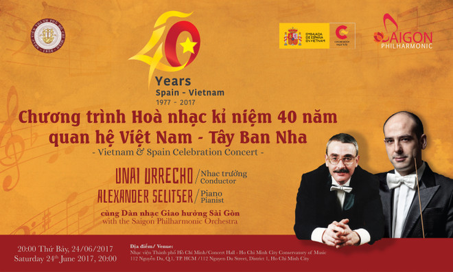 Concierto de música clásica saluda el 40 aniversario de nexos Vietnam- España ảnh 1 Concierto de música clásica saluda el 40 aniversario de nexos Vietnam- España ảnh 1
