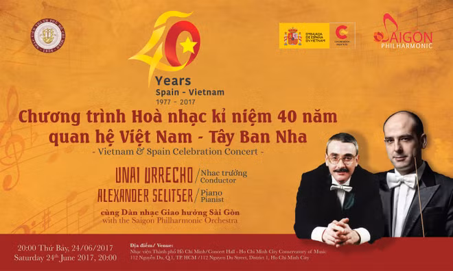 Concierto de música clásica saluda el 40 aniversario de nexos Vietnam- España ảnh 1