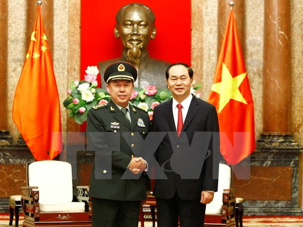 Presidente Dai Quang destaca buen estado de nexos Vietnam-China ảnh 1 Presidente Dai Quang destaca buen estado de nexos Vietnam-China ảnh 1