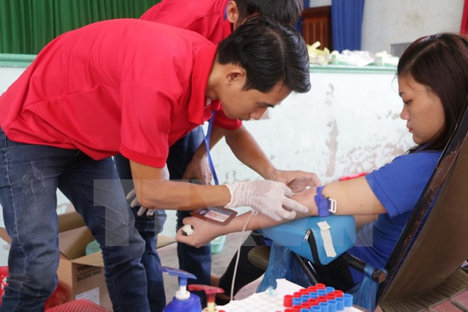 Presidente vietnamita destaca importancia de donación de sangre ảnh 1 Presidente vietnamita destaca importancia de donación de sangre ảnh 1