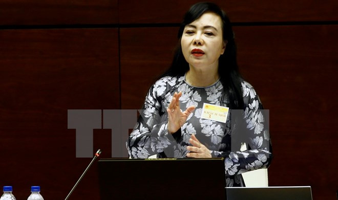  Ministra de Salud expone ante el Parlamento situación de servicios médicos a nivel base ảnh 1