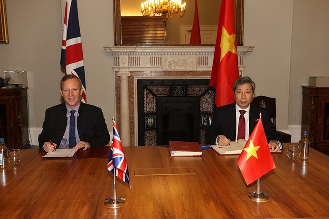 Firma de UKVFTA, punto de inflexión en relaciones Vietnam-Reino Unido ảnh 1 Firma de UKVFTA, punto de inflexión en relaciones Vietnam-Reino Unido ảnh 1