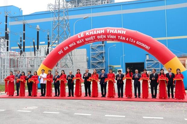 Inauguran nueva planta termoeléctrica en la provincia vietnamita de Binh Thuan ảnh 1